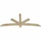 Ekena Millwork Alberta Rough Sawn Timber Gable Bracket, Douglas Fir, 72"W x 33"H x 2"D x 4"F, 11/12 Pitch GBW072X33X0204ALB00RDF - alternate 3